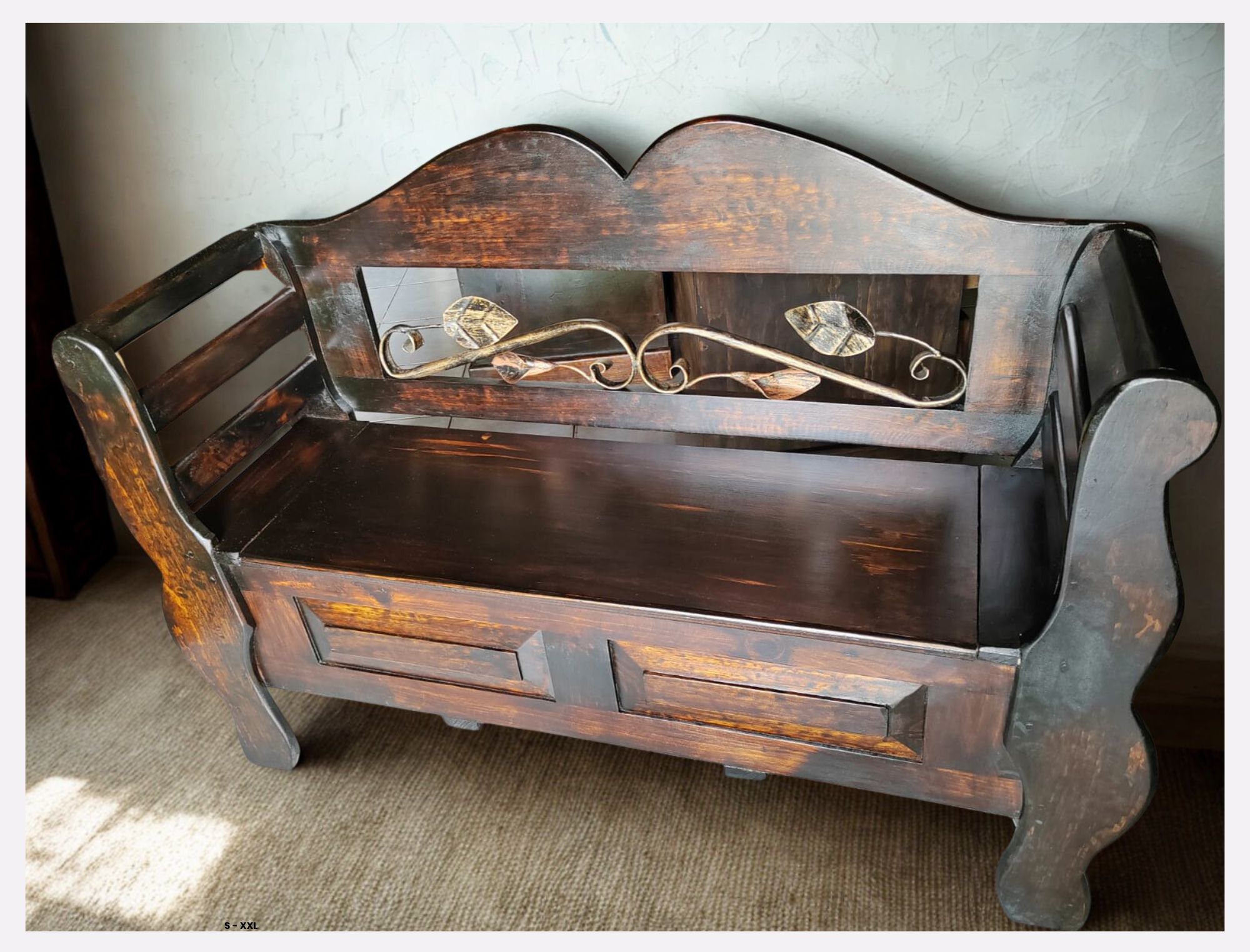 banca baul para pie de cama 